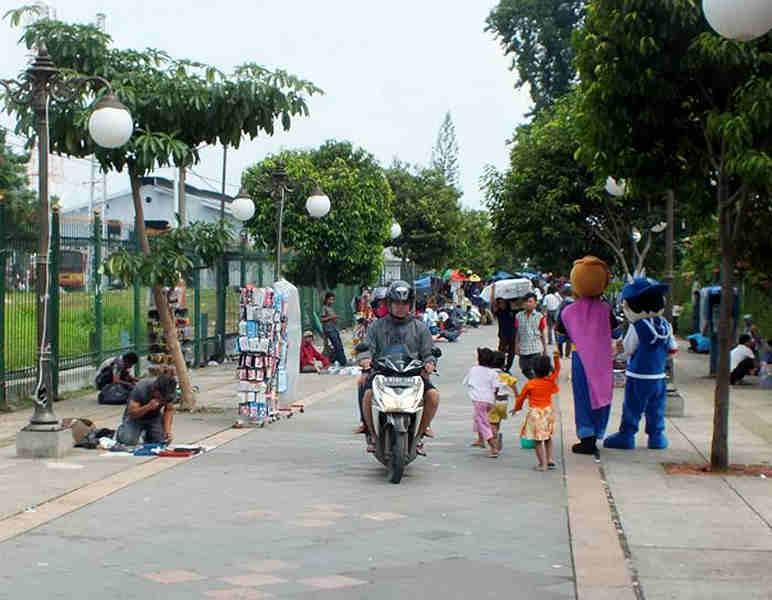Pengendara Motor di Bogor