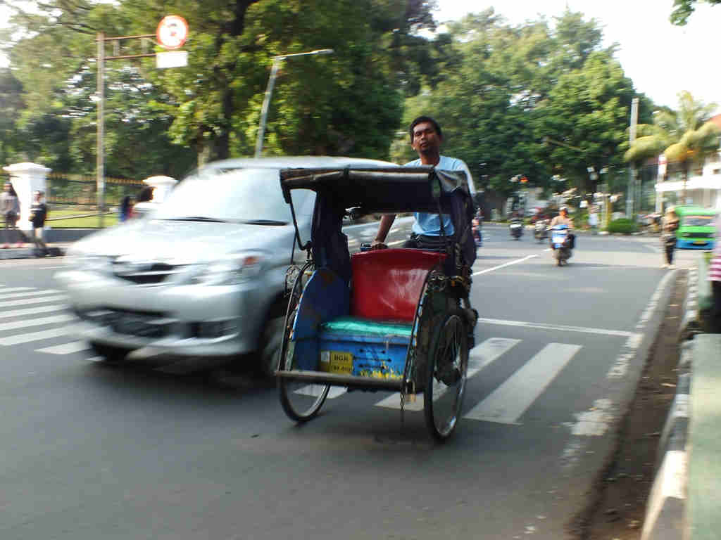 Becak in Bogor