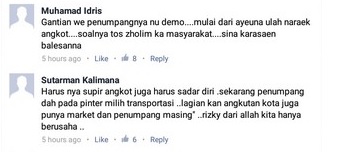 tanggapan netizen terhadap demo dan mogok angkot di Bogor 5