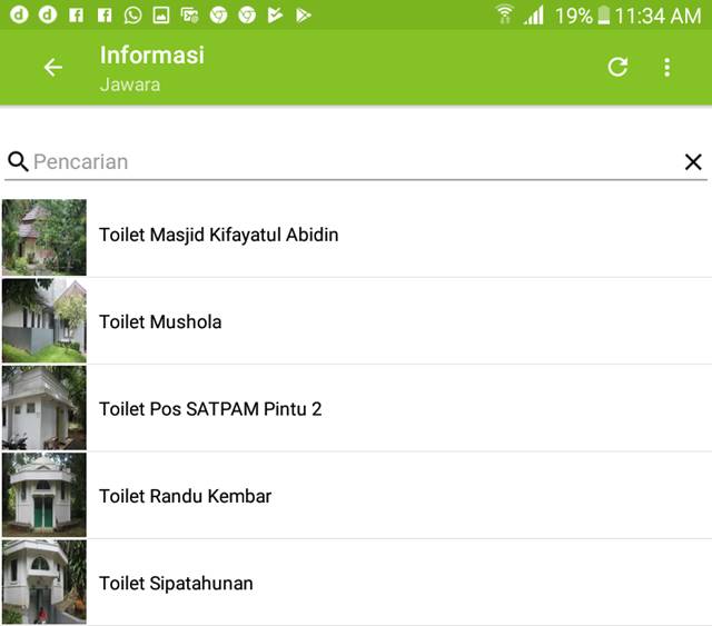 aplikasi jawara - Jelajah wisata dan belajar di kebun raya indonesia E