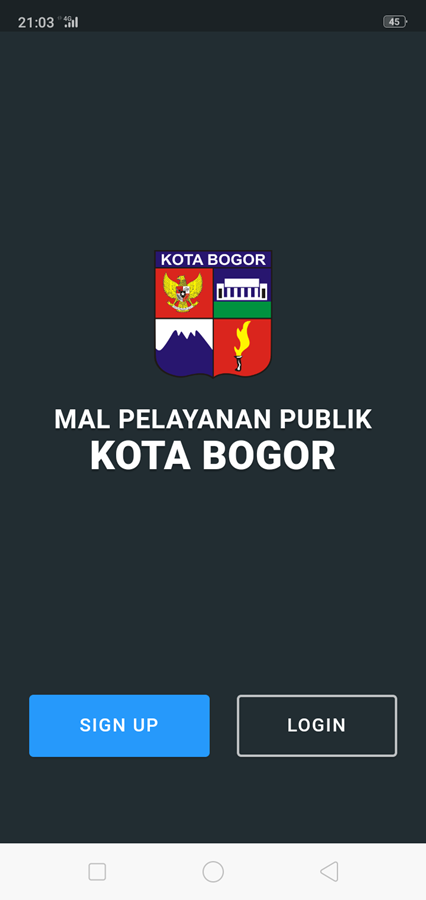 Cara Daftar Booking Antrian Online Di Grha Tiyasa (Mal Pelayanan Publik - MPPP) Kota Bogor C - Layar Tampilan