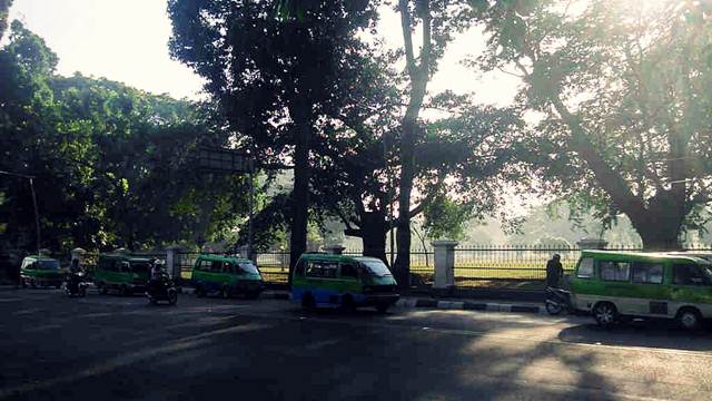The view of Juanda Street On The Morning