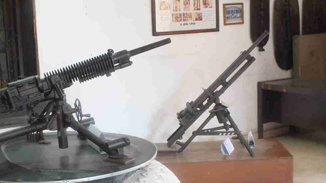 Senjata mesin tua peninggalan pejuang kemerdekaan Indonesia