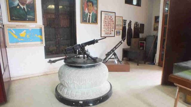 Senjata mesin tua peninggalan pejuang kemerdekaan Indonesia