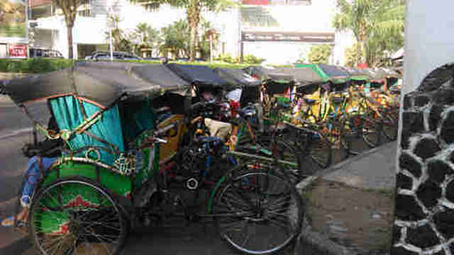 Becak in Bogor