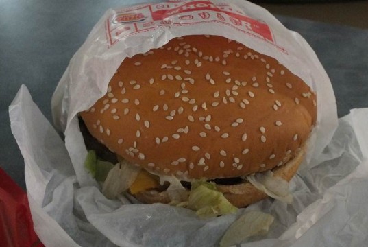 Makan Burger - Whopper Burger King Bogor