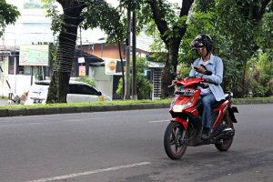 Texting While Riding in Bogor