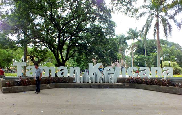 Kencana Park - The Favorite Gathering Place , Night and Day