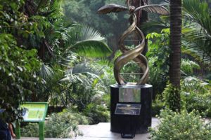 Palm Oil Monument in Bogor Botanical Gardens