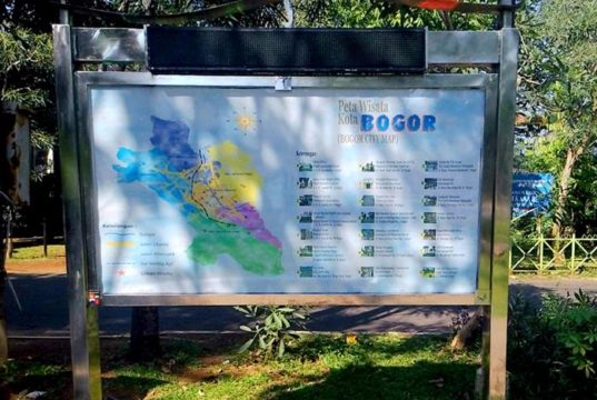 Peta Lokasi Wisata Kota Bogor di Sudut Taman Kencana