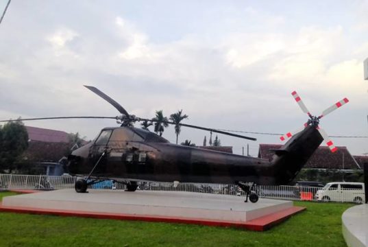 The Sikorsky S-58 or H-34 Monument in Bogor