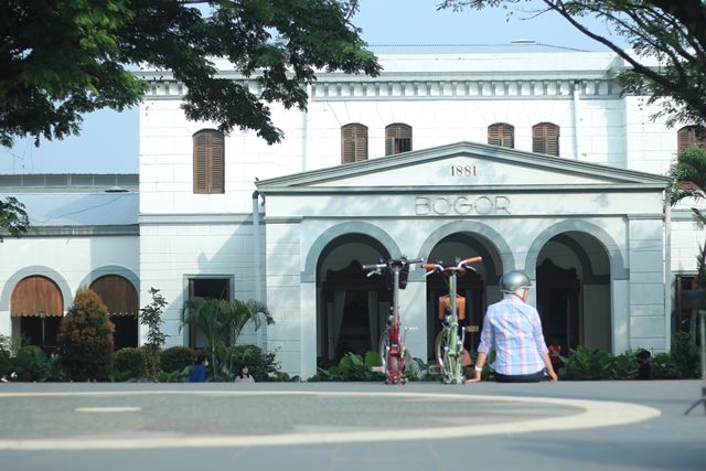 The old part of Bogor Commuter Train Station