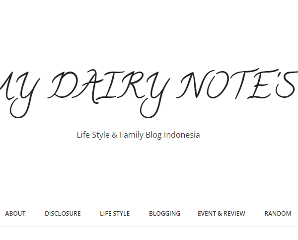 My Dairy Notes : Bloggernya, Ratna Amalia Jelas Tidak Galau